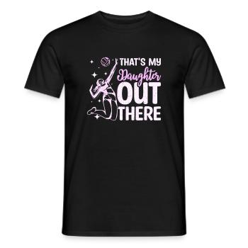 That's my daughter out there - Men's T-Shirt - black - Front - AI Model Male 178 light (178cm)