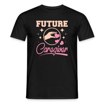 Formation des futures infirmières - T-shirt homme - noir - Devant - AI Model Male 178 light (178cm)
