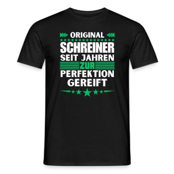 Des charpentiers mûris à la perfection - T-shirt homme - noir - Devant - AI Model Male 178 light (178cm)
