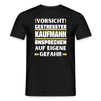 Ne parlez pas à un homme d’affaires stressé ! - T-shirt homme - noir - Devant - AI Model Male 178 light (178cm)