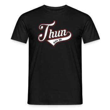Thon - T-shirt homme - noir - Devant - AI Model Male 178 light (178cm)