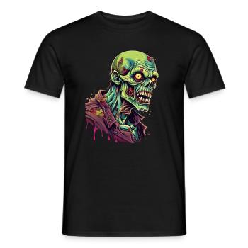 Für die, die den Grusel lieben - Männer T-Shirt - Schwarz - Vorne - AI Model Male 178 light (178cm)