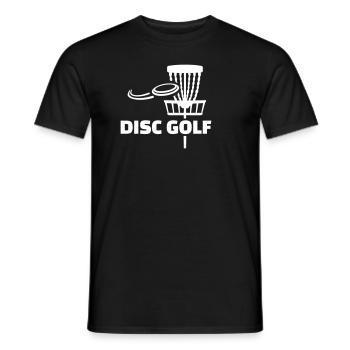 Disc golf - Männer T-Shirt - Schwarz - Vorne - AI Model Male 178 light (178cm)