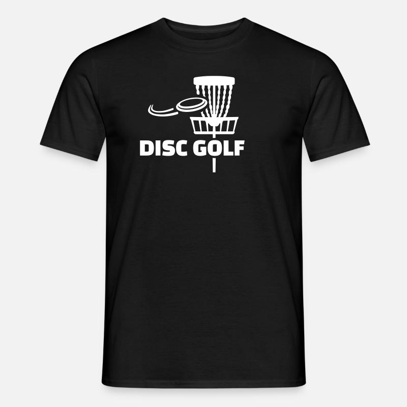 Disc golf - Männer T-Shirt - Schwarz