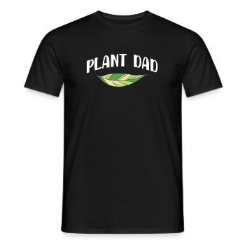 Planter Papa Père Papa Fête des Pères Chemise de jardinier - T-shirt homme - noir - Devant - AI Model Male 178 light (178cm)