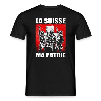 Schweiz Heimat Rütlischwur Patriot Geschenk fr - Männer T-Shirt - Schwarz - Vorne - AI Model Male 178 light (178cm)