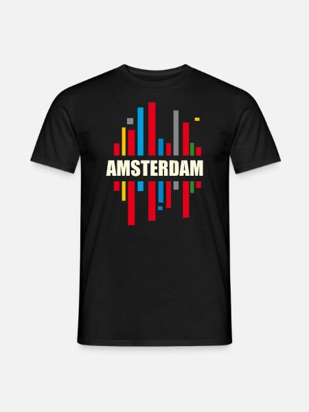 Amsterdam - Men's T-Shirt - black