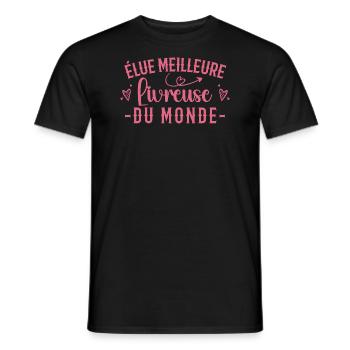Delivery Girl Humor World's Best Delivery Girl Geschenk - Männer T-Shirt - Schwarz - Vorne - AI Model Male 178 light (178cm)