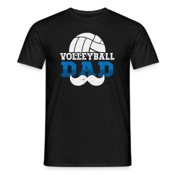 Volleyball Dad - Männer T-Shirt - Schwarz - Vorne - AI Model Male 178 light (178cm)