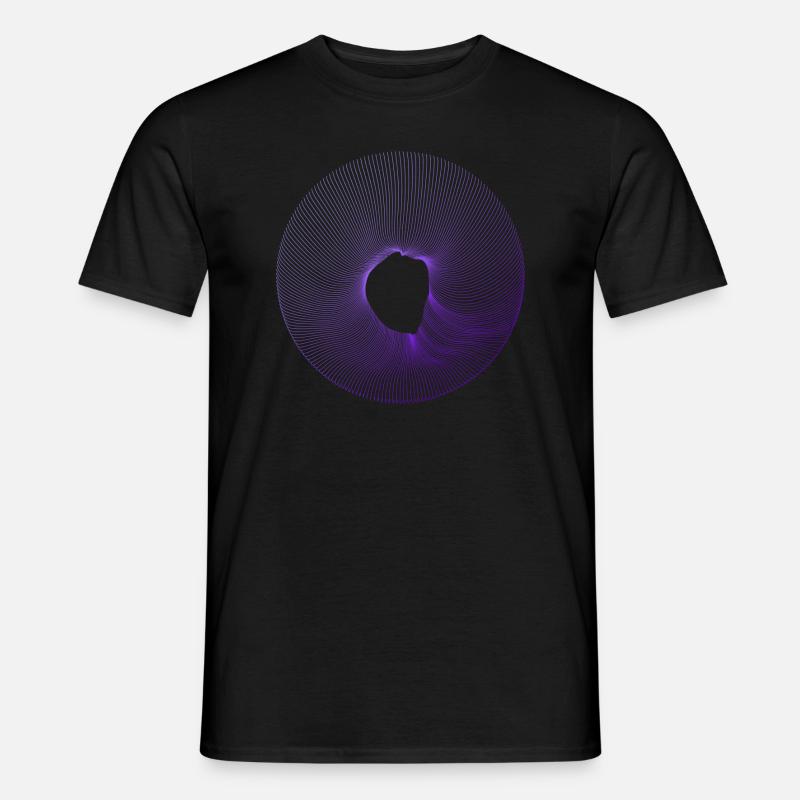 Wormhole - Männer T-Shirt - Schwarz