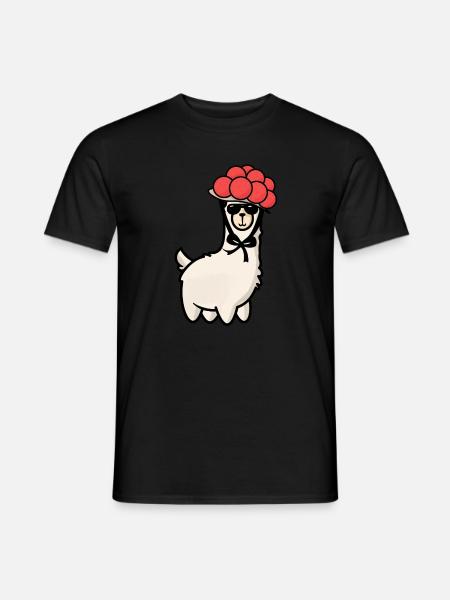 Schwarzwald Alpaka Tradition Bollenhut Freiburg - Männer T-Shirt - Schwarz