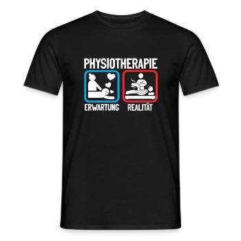 Physiotherapeut Physiotherapie Reha Beruf Physio - Männer T-Shirt - Schwarz - Vorne - AI Model Male 178 light (178cm)