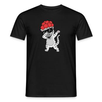 Schwarzwald chat tradition Bollenhut Fribourg - T-shirt homme - noir - Devant - AI Model Male 178 light (178cm)