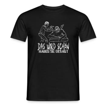 Physiotherapeut Physio Beruf Physiotherapie Reha - Männer T-Shirt - Schwarz - Vorne - AI Model Male 178 light (178cm)