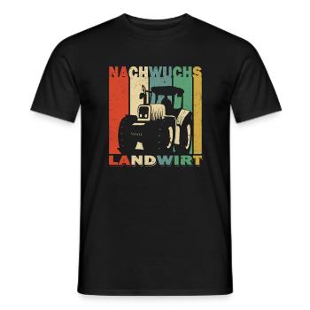 Acker Meister Traktor Nachwuchs Landwirt Junge - Männer T-Shirt - Schwarz - Vorne - AI Model Male 178 light (178cm)