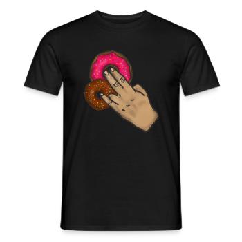 Two in the pinky one in the stinky kinky sex - Men's T-Shirt - black - Front - AI Model Male 178 light (178cm)