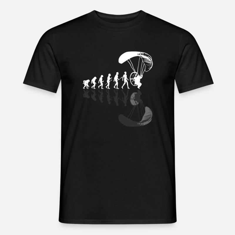 Evolution Paragliding Paragliding - Men’s T-shirt - black
