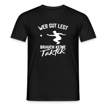 Boule Spieler Boccia Spieler Petanque - Männer T-Shirt - Schwarz - Vorne - AI Model Male 178 light (178cm)