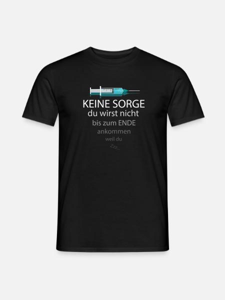 Anästesie Narkose Arzt Ich muss gehen Anästhesist - Männer T-Shirt - Schwarz