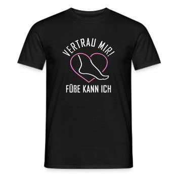 Gut zu Fuß Podologin Nageldesignerin Podologie - Männer T-Shirt - Schwarz - Vorne - AI Model Male 178 light (178cm)
