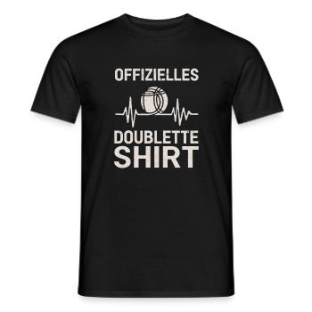 Boule Spiel Petanque Crossboule - Männer T-Shirt - Schwarz - Vorne - AI Model Male 178 light (178cm)