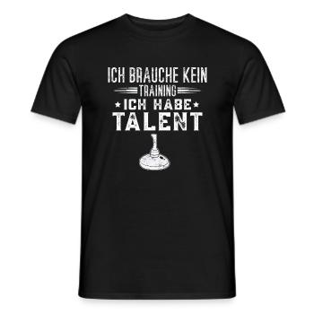 Eistockschießen Stockschütze Stocksport Curling - Männer T-Shirt - Schwarz - Vorne - AI Model Male 178 light (178cm)
