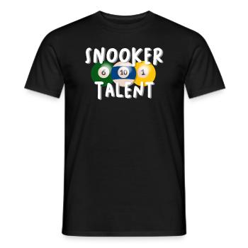 Billard Snooker Pool Spruch - Männer T-Shirt - Schwarz - Vorne - AI Model Male 178 light (178cm)