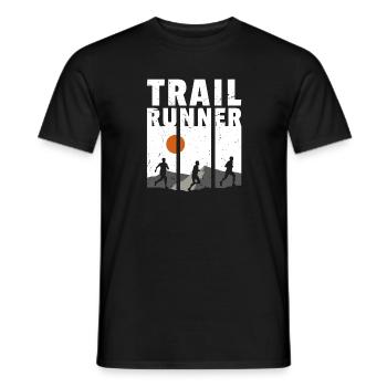 Trail Running - T-shirt homme - noir - Devant - AI Model Male 178 light (178cm)