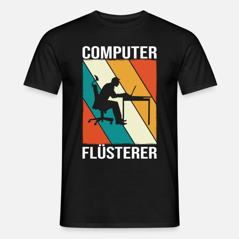 Programmierer Informatiker Informatik - Männer T-Shirt - Schwarz
