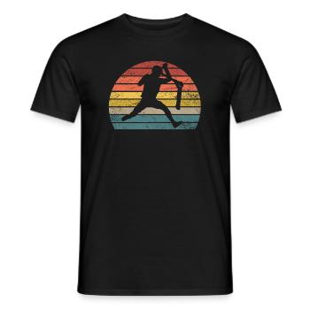 Scooter Stunt - Männer T-Shirt - Schwarz - Vorne - AI Model Male 178 light (178cm)
