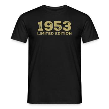 Geburtstagsgeschenk Jahrgang 1953 Jahrgang 1953 - Männer T-Shirt - Schwarz - Vorne - AI Model Male 178 light (178cm)