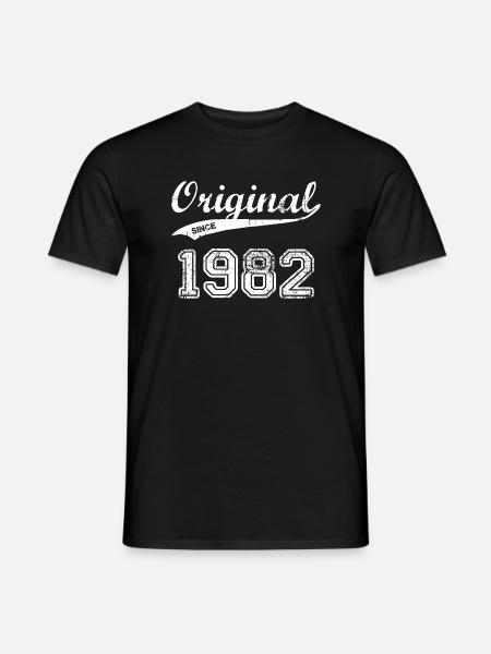 1982 - Männer T-Shirt - Schwarz