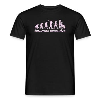 Entwicklung der Pflege - Männer T-Shirt - Schwarz - Vorne - AI Model Male 178 light (178cm)