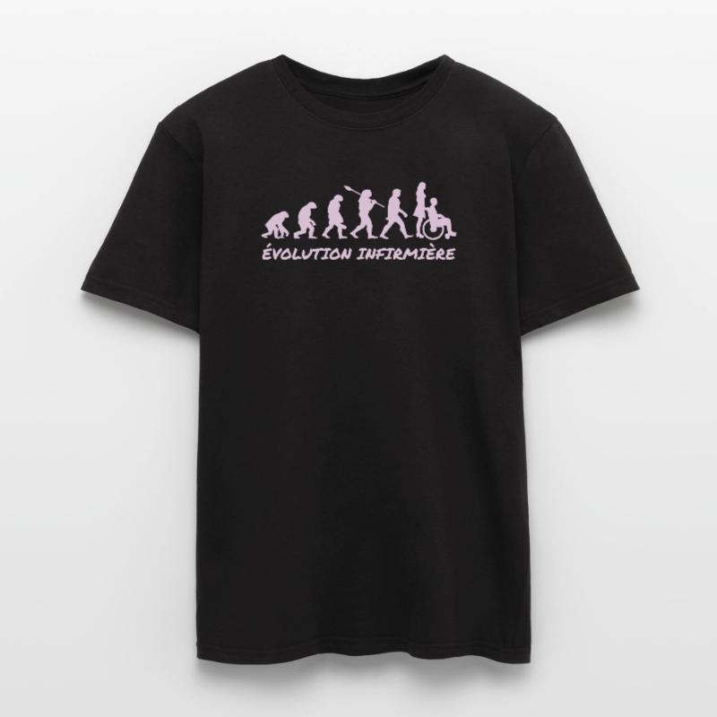 évolution infirmière T-shirt homme