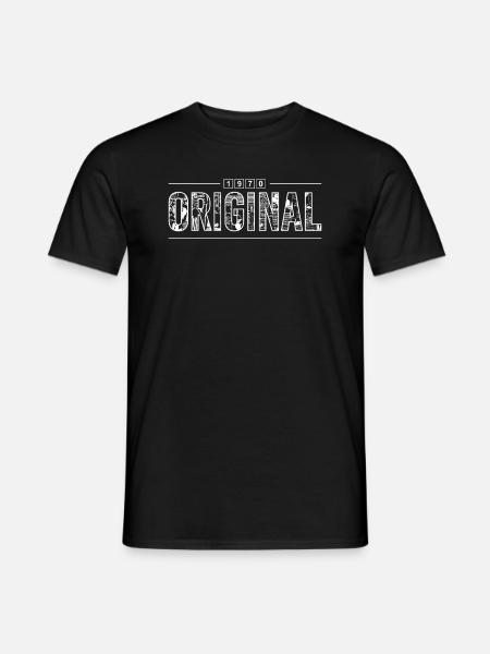 Original 1970 Cadeau Anniversaire 1970 retro 1970 - T-shirt homme - noir