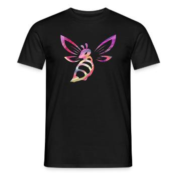 Stechend Bunte Wespe - Männer T-Shirt - Schwarz - Vorne - AI Model Male 178 light (178cm)