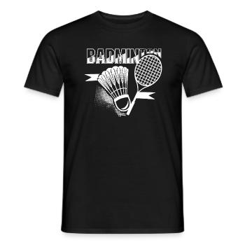 badminton - T-shirt homme - noir - Devant - AI Model Male 178 light (178cm)
