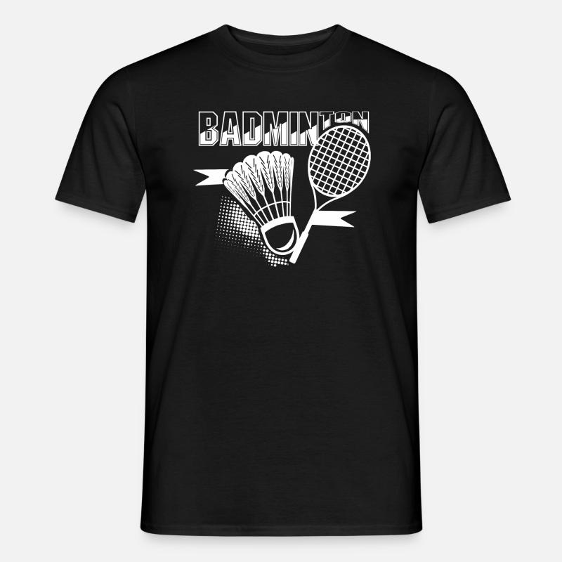 Badminton - Männer T-Shirt - Schwarz