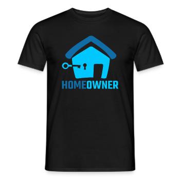 Fiers propriétaires niveau famille complète - T-shirt homme - noir - Devant - AI Model Male 178 light (178cm)