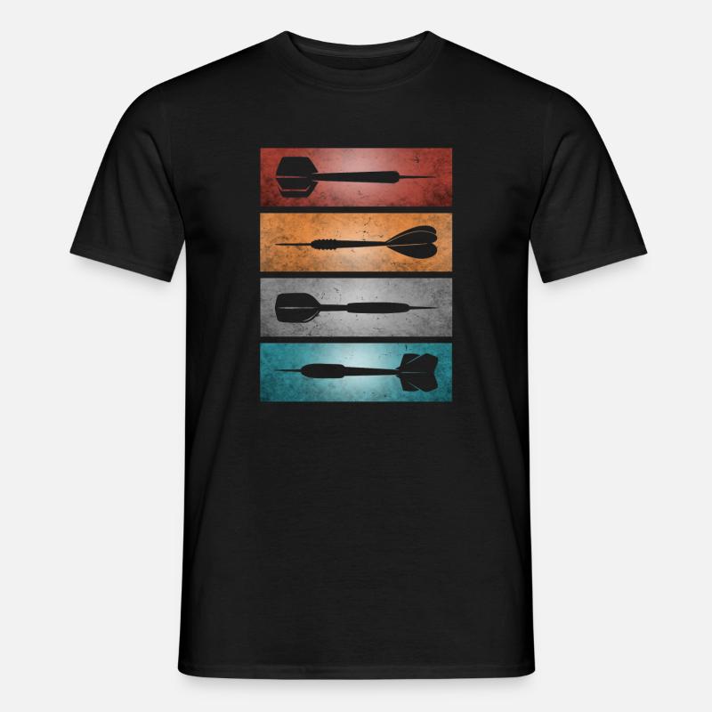 Fléchettes et fléchettes - T-shirt homme - noir