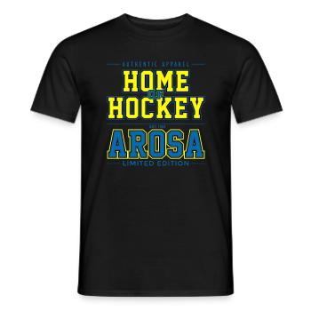 Home of Hockey - Men's T-Shirt - black - Front - AI Model Male 178 light (178cm)