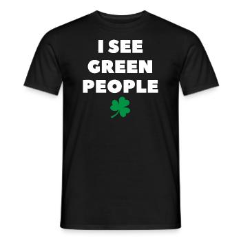 Bier Saufen Alkohol St Patricks Day Irish Geschenk - Männer T-Shirt - Schwarz - Vorne - AI Model Male 178 light (178cm)