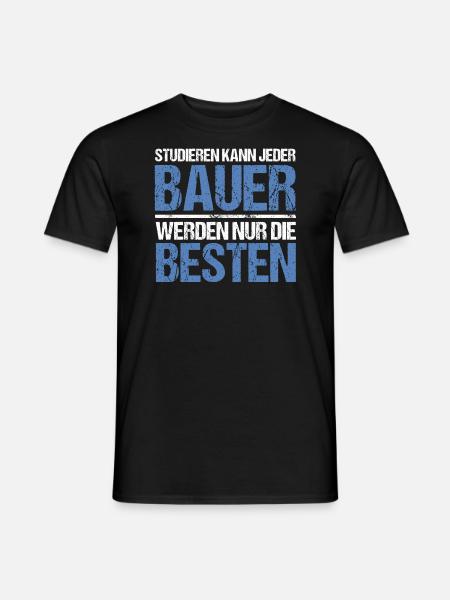 Anyone can study - Bauer Edition - Men's T-Shirt - black