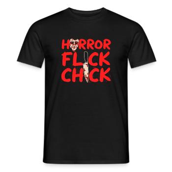 Halloween Horror Flicks Chick - Männer T-Shirt - Schwarz - Vorne - AI Model Male 178 light (178cm)