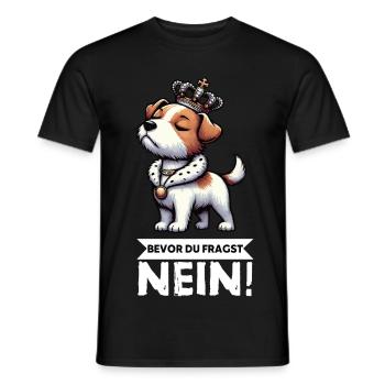 Before You Ask Jack Russel Terrier Jackie Terrier - Men's T-Shirt - black - Front - AI Model Male 178 light (178cm)