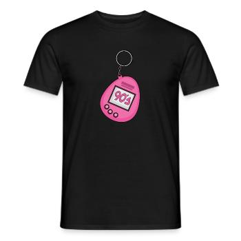 Vintage - Back to the 90's - Men's T-Shirt - black - Front - AI Model Male 178 light (178cm)