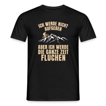 Ich werde nicht Aufgeben MTV Fahrrad Geschenk Bike - Männer T-Shirt - Schwarz - Vorne - AI Model Male 178 light (178cm)