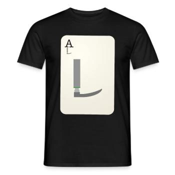 Anesthesiologist Playing Card Doctors Ambulance Service - Men's T-Shirt - black - Front - AI Model Male 178 light (178cm)