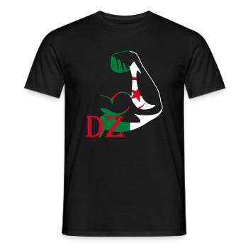 Algeria in force - Men's T-Shirt - black - Front - AI Model Male 178 light (178cm)