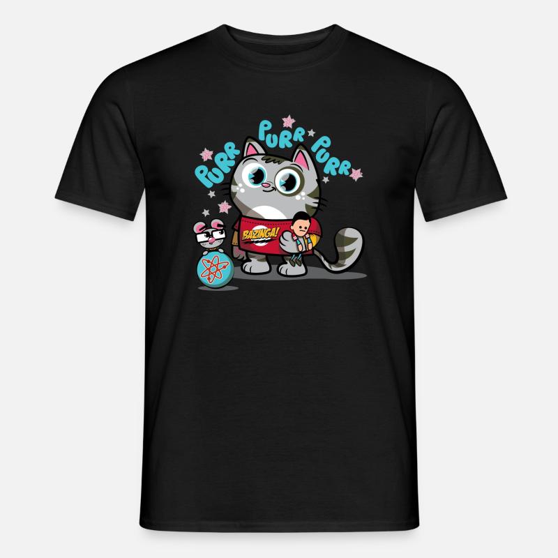 Big Bang Theory Soft Kitty - Männer T-Shirt - Schwarz